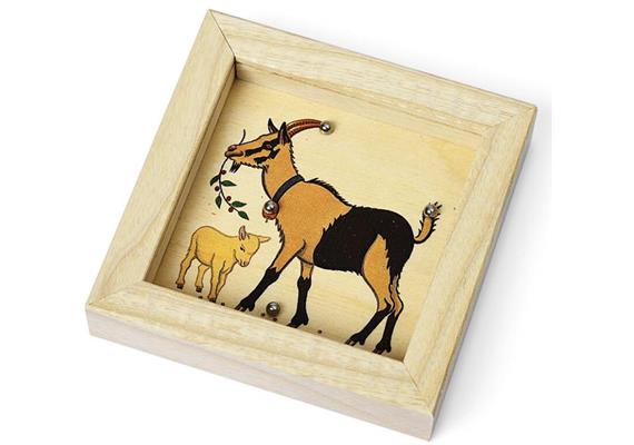 Kügelispiel Ziege ,Holzspiel