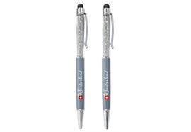 Kugelschreiber "Cristal" weiss mit CH-Wappen