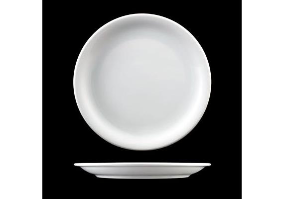 Langenthal City Teller flach 24 cm uni weiss