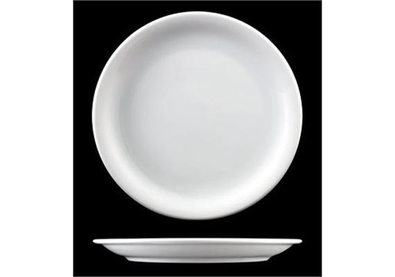 Langenthal City Teller flach 26 cm uni weiss