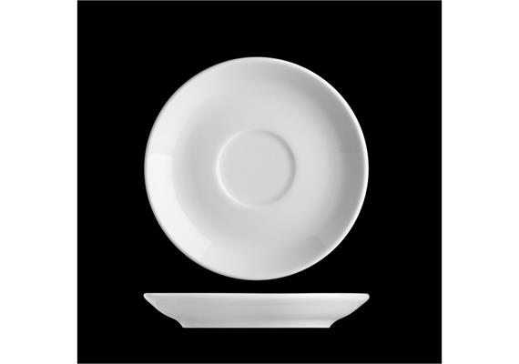 Langenthal Gino Untertasse 143mm uni weiss