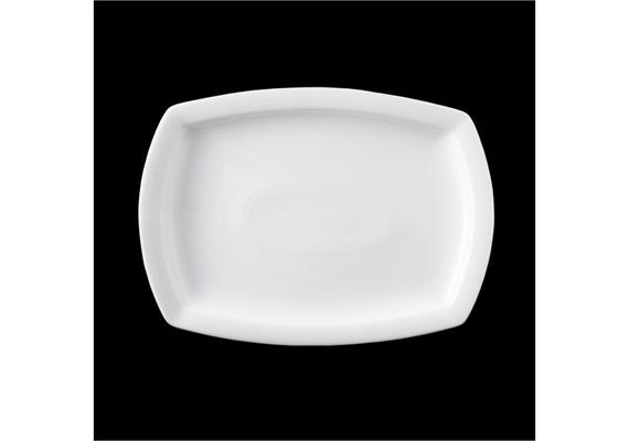 Langenthal Time Platte 32x22cm uni weiss