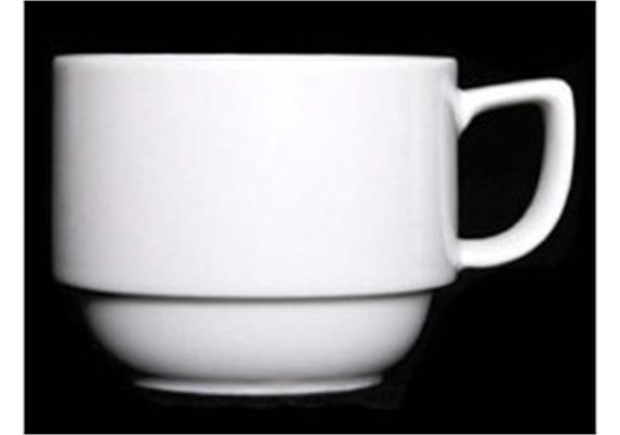 Langenthal Time Tasse stapelbar 18cl uni weiss