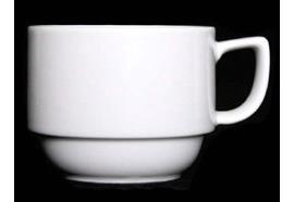 Langenthal Time Tasse stapelbar 18cl uni weiss