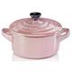 Le Creuset Mini Cocotte chiffon pink metallic