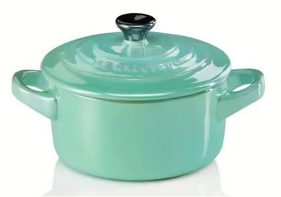 Le Creuset Mini Cocotte cool mint metallic Le Creuset Mini Cocotte cool mint metallic