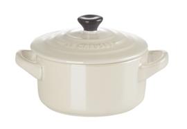 Le Creuset Mini Cocotte creme metallic