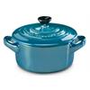 Le Creuset Mini Cocotte deep teal metallic