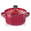 Le Creuset Mini Cocotte kirschrot metallic