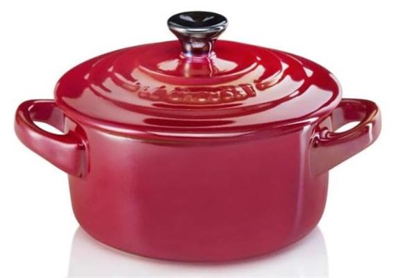 Le Creuset Mini Cocotte kirschrot metallic Le Creuset Mini Cocotte kirschrot metallic