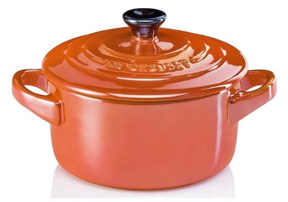 Le Creuset Mini Cocotte ofenrot metallic Le Creuset Mini Cocotte ofenrot metallic