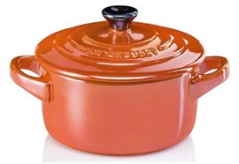 Le Creuset Mini Cocotte ofenrot metallic