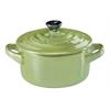 Le Creuset Mini Cocotte palm metallic