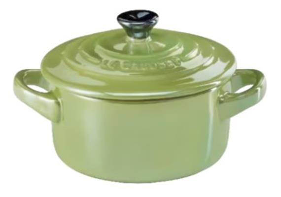 Le Creuset Mini Cocotte palm metallic