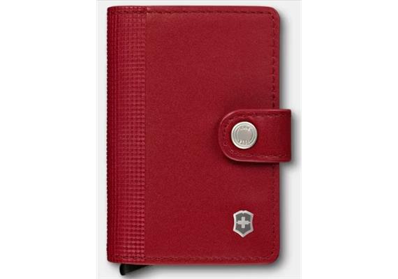 Leather Card Wallet, Victorinox Red