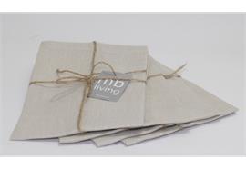 Leinenservietten RoyalWeave (beige)