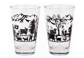 Longdrinkglas 40cl mit Alpaufzug