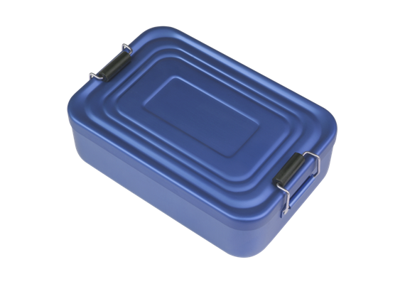 Lunchbox Alu S 18x12x5 cm eva blau
