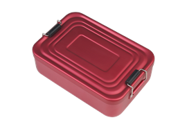 Lunchbox Alu S 18x12x5 cm eva rot
