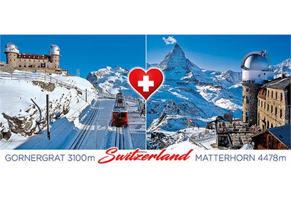 Magnet Gornergrat 3100m und Matterhorn
