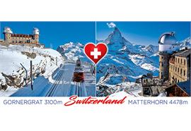 Magnet Gornergrat 3100m und Matterhorn