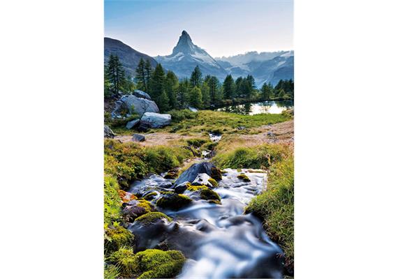 Magnet Matterhorn 4478 m mit Fluss