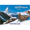 Magnet Matterhorn 4478 m mit Stadel im Winter