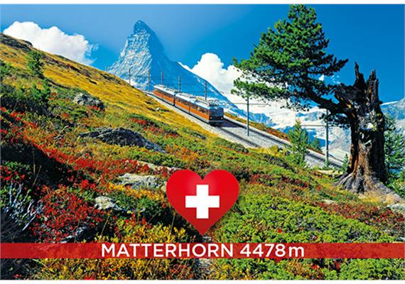 Magnet Matterhorn 4478 m Zahnradbahn