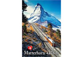 Magnet Matterhorn 4478 mit Bahn