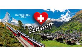 Magnet Panorama Zermatt Matterhorn Zahnradbahn