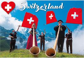 Magnet Schwitzerland Alphornbläser