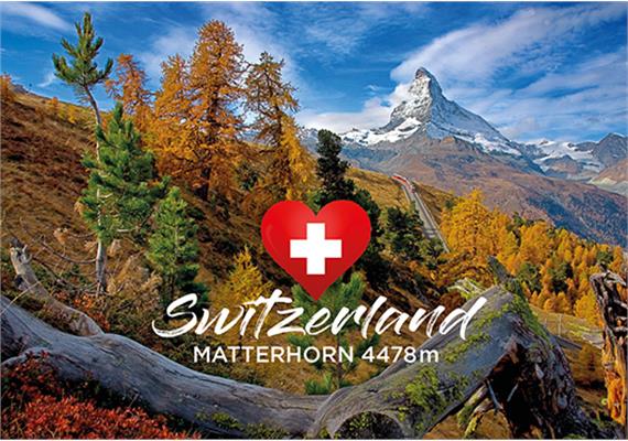 Magnet Schwitzerland Herz Matterhorn 4478 m