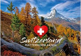 Magnet Schwitzerland Herz Matterhorn 4478 m