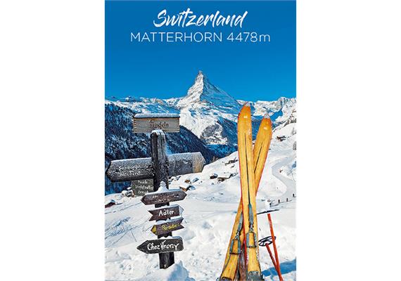 Magnet Schwitzerland Mattterhorn 4478 m Ski