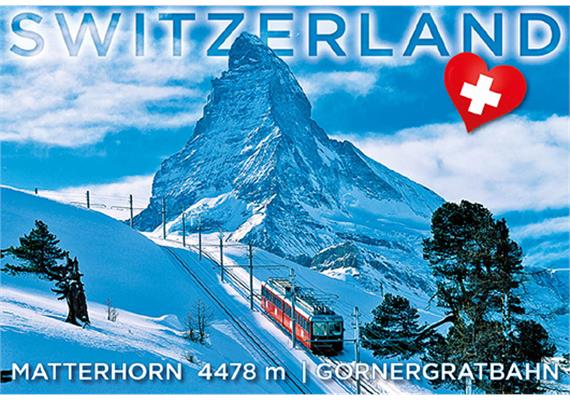 Magnet Switzerland Matterhorn Gornergratbahn