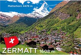 Magnet Zermatt 1608 m Matterhorn 4478 m