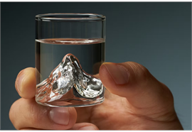 Matterhorn Shotglas einzel