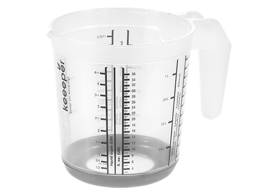 Messbecher mit Skala 1.0Liter keeeper Messbecher mit Skala 1.0Liter keeeper