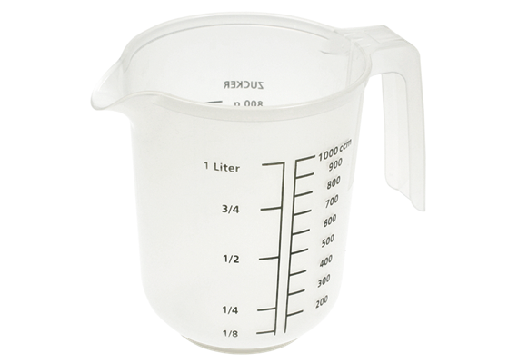 Messbecher opal 1 Liter Ebnat Messbecher opal 1 Liter Ebnat