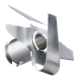 Messer komplett Edelstahl zu Stabmixer Home & Gastro