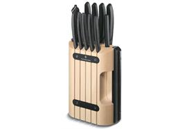 Messerblock CLASSIC, 11-tlg, Nylongriffe schwarz