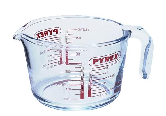 Messkrug mit Griff Pyrex 1.0Liter