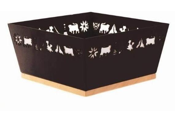 Metall Brotkorb "Typisch Schweiz"