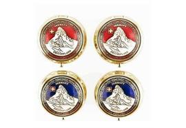 Metall-pillendose rund verg. Zermatt rot&blau ass