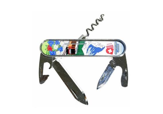 Metallmagnet Sackmesser Zermatt Gornergratbahn