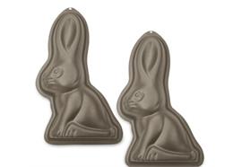 Mini-Backform Frau Hase beschichtet 2stk.