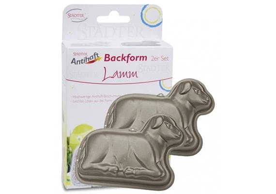 Mini-Backform Lamm beschichtet 2stk.