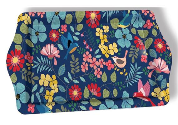 Minitablett "Blumen und Vögel" Minitablett "Blumen und Vögel"