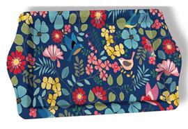 Minitablett "Blumen und Vögel"