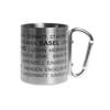 Mug mit Karabiner CH Keruz und Ortsnamen